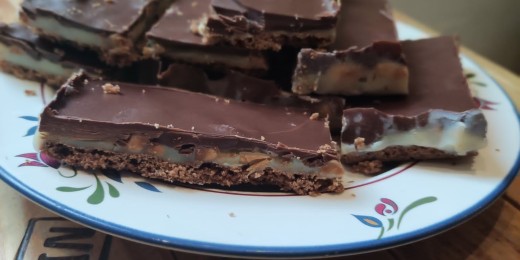 Délice écossais, le short bread millionaire, aussi appelé le Twix maison