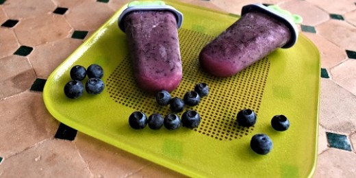 Un peu de yaourt et quelques fruits trop mûrs pour une glace express