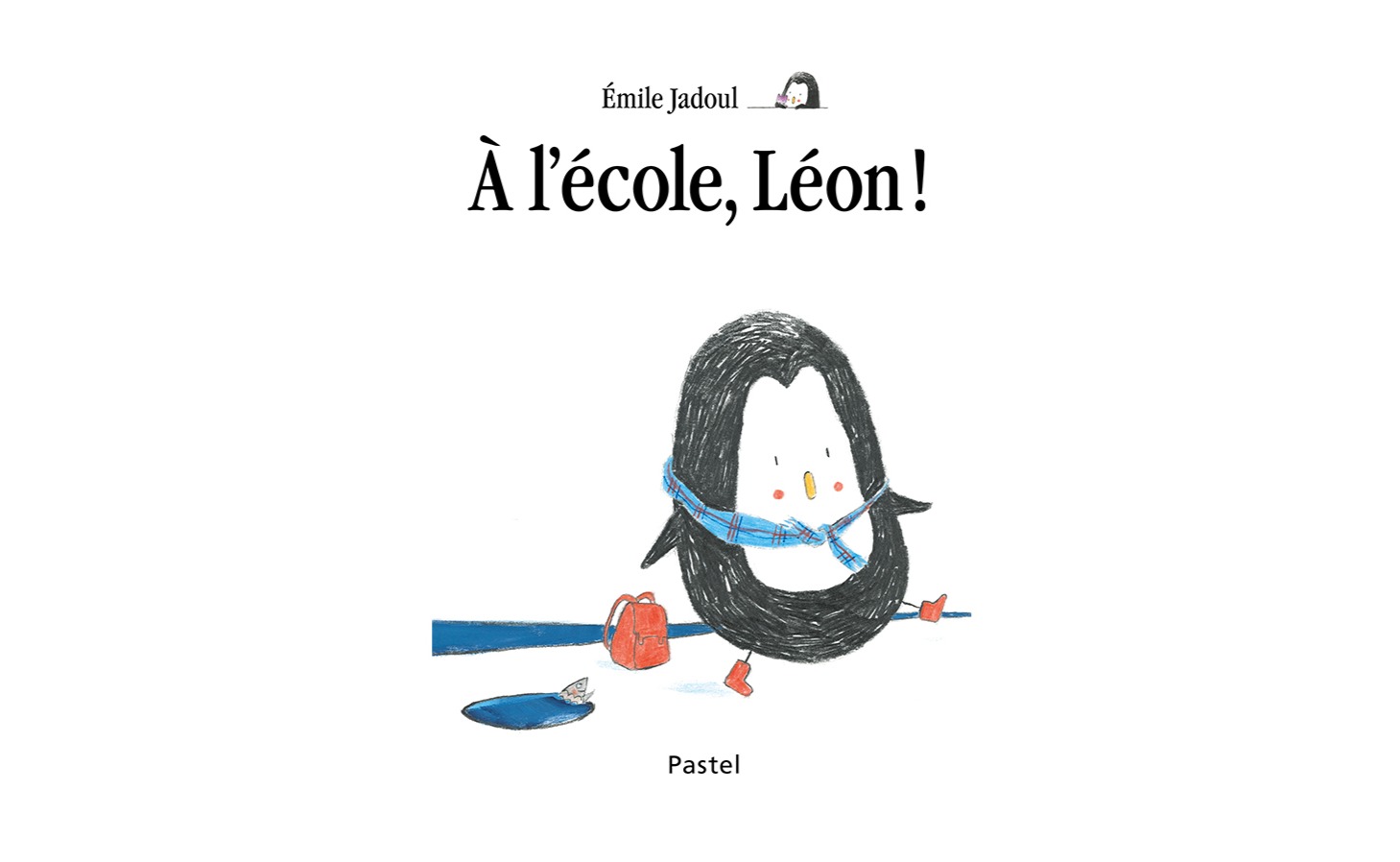 Cover livre jeunesse À l'école, Léon !