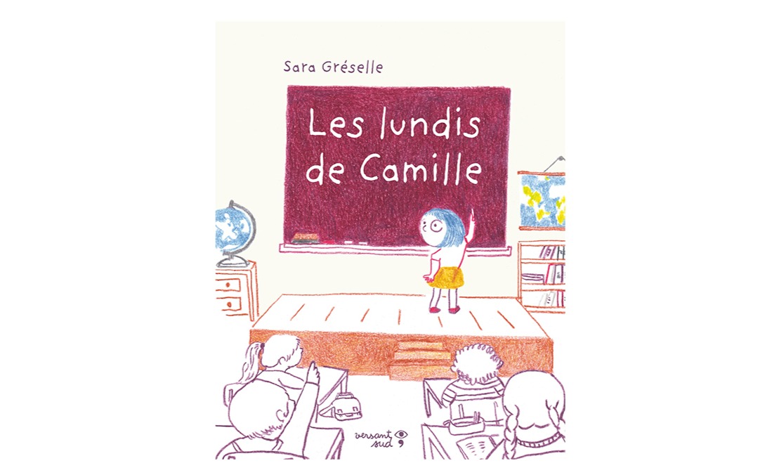 Cover livre jeunesse Les lundis de Camille