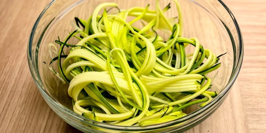 Une recette de tagliatelles faites de légumes pour étonner les enfants