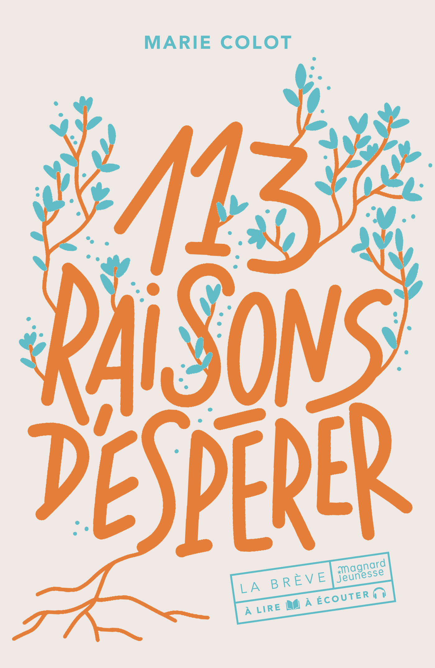 Livre jeunesse Marie Colot 113 raisons d'espérer