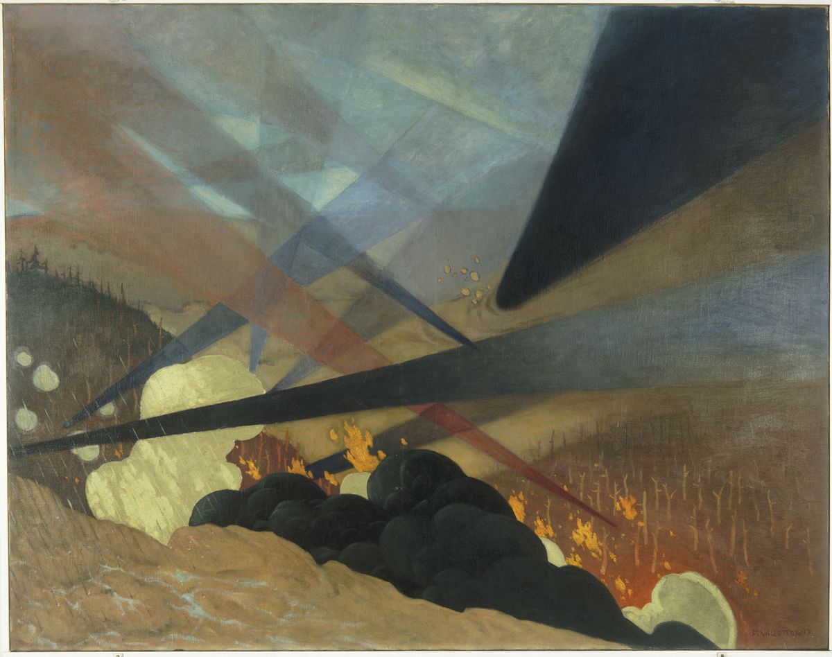 Verdun 1917, peinture de Félix Valloton 