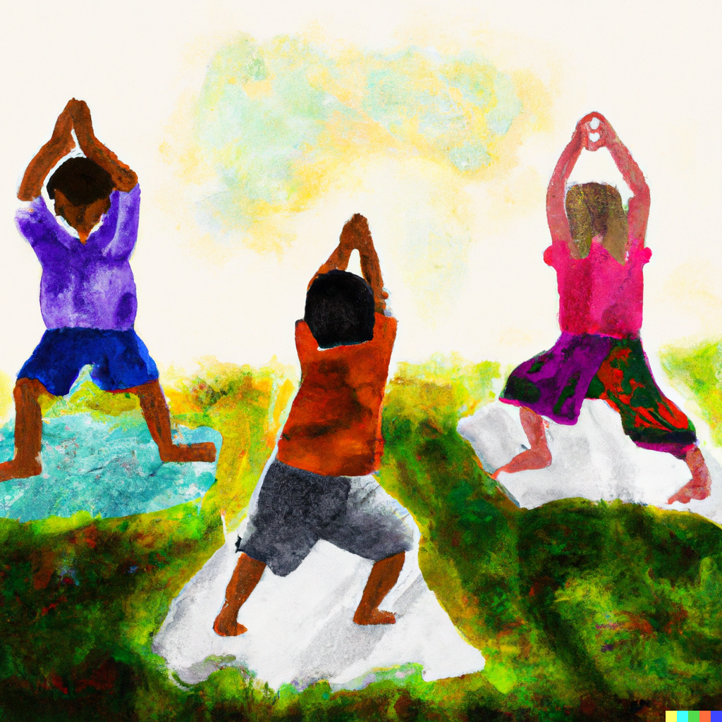 Le yoga chez les plus jeunes peut se pratiquer à la maison ou dans des centres... mais aussi en classe