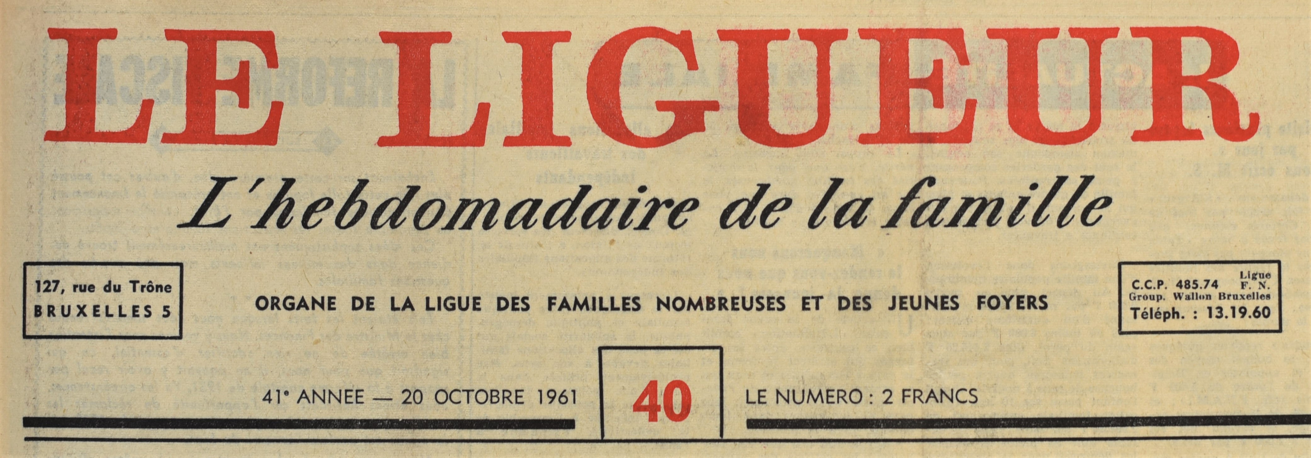 Logo du Ligueur de 1961