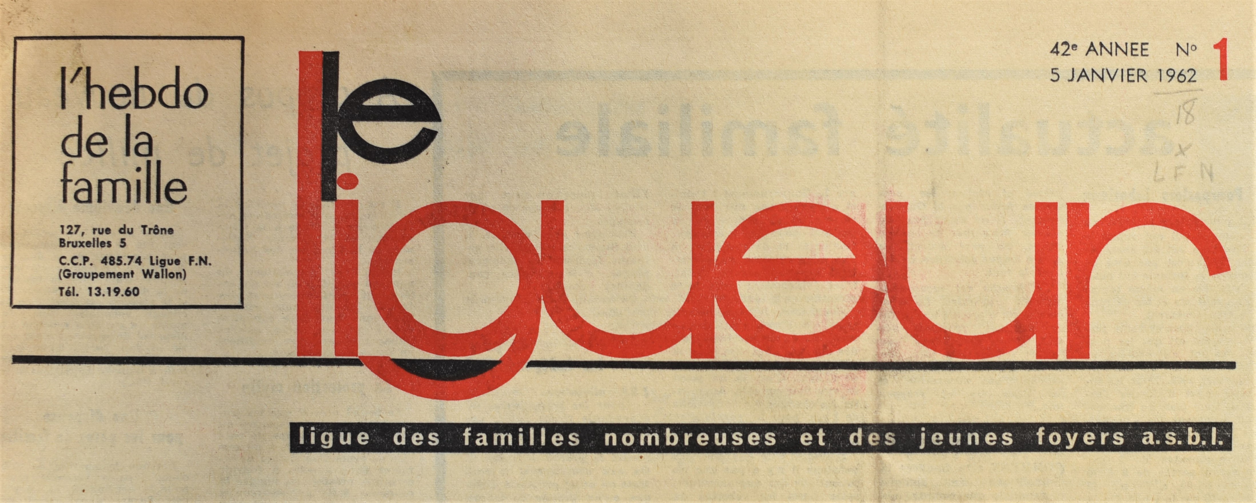 Logo du Ligueur de 1962