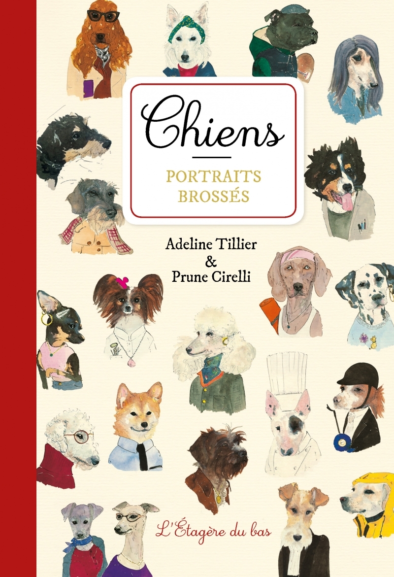 Livre jeunesse Chiens Portraits brossés