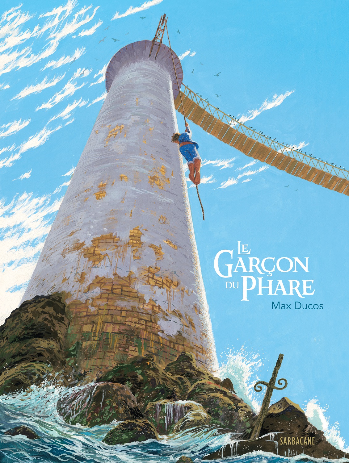 Livre Le garçon du phare (Sarbacane)
