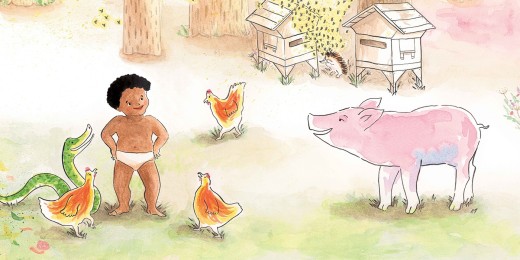 Lire, ça m’dit livre jeunesse : Trois petits tours (Pastel) de et avec Sandra Edinger