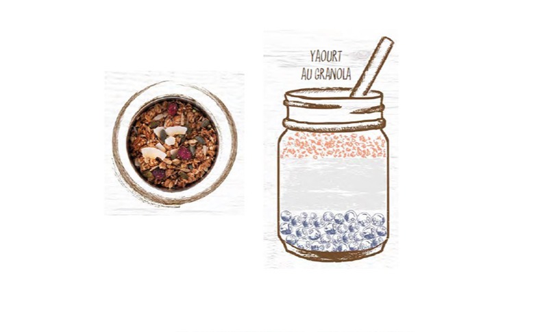 Yaourt au granola maison pour un goûter sain