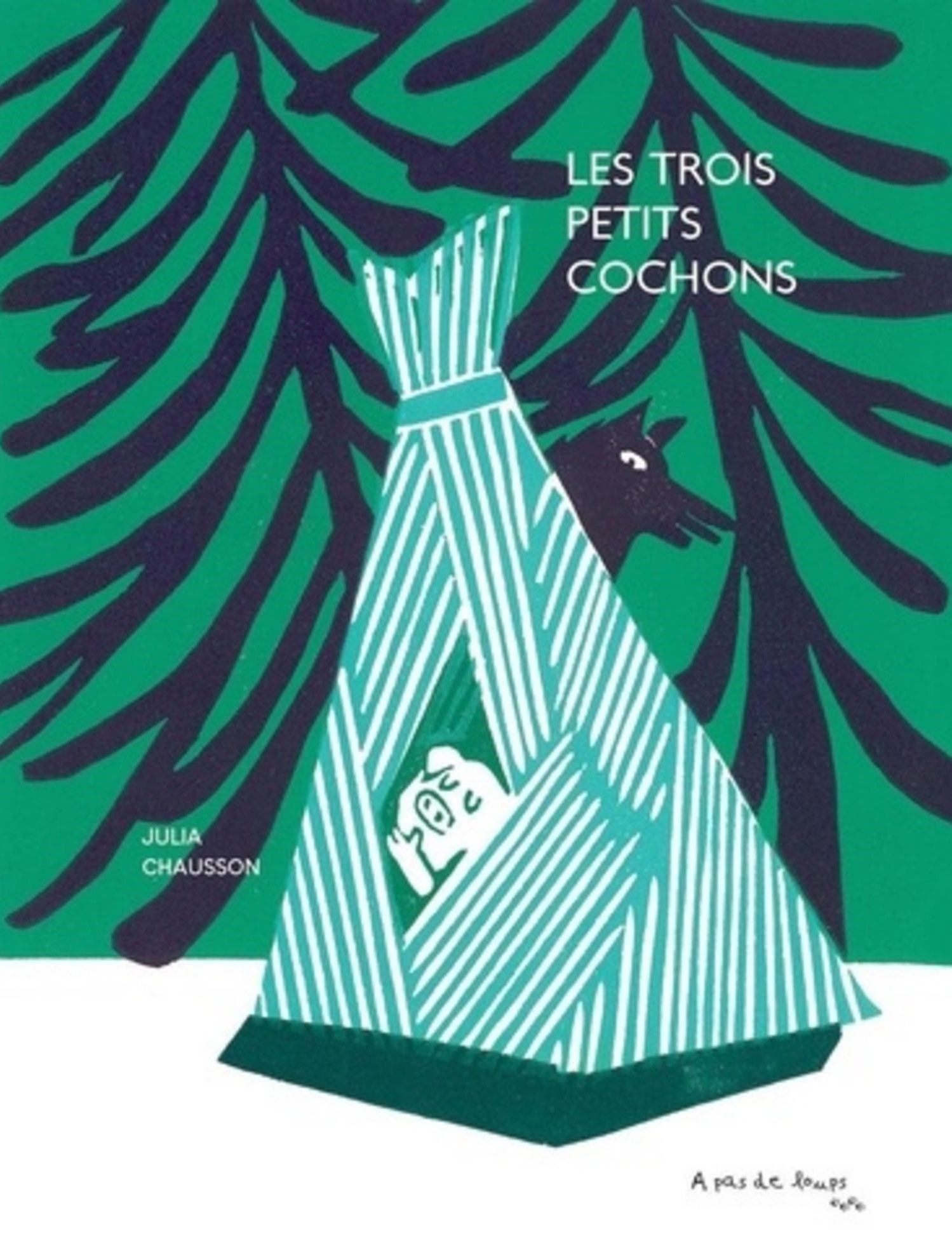 Cover livre jeunesse Versele 2024 Les trois petits cochons