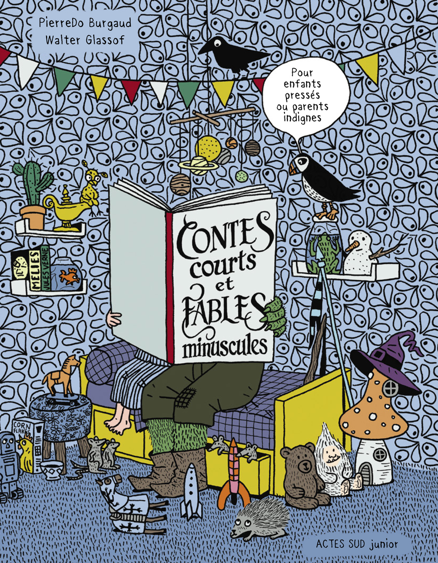 Cover livre jeunesse Versele 2024 Contes courts et fables minuscules