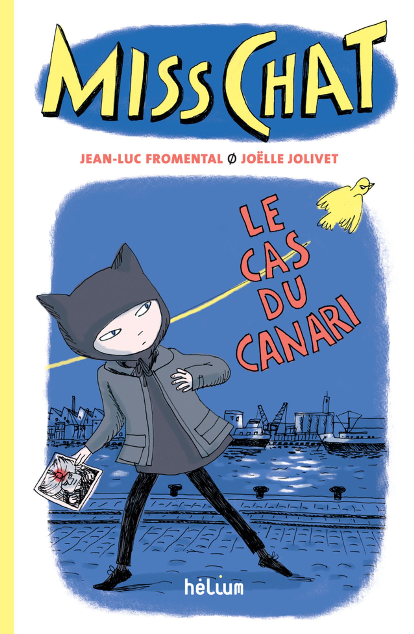 Cover livre jeunesse Versele 2024 Miss Chat - Le cas du canari