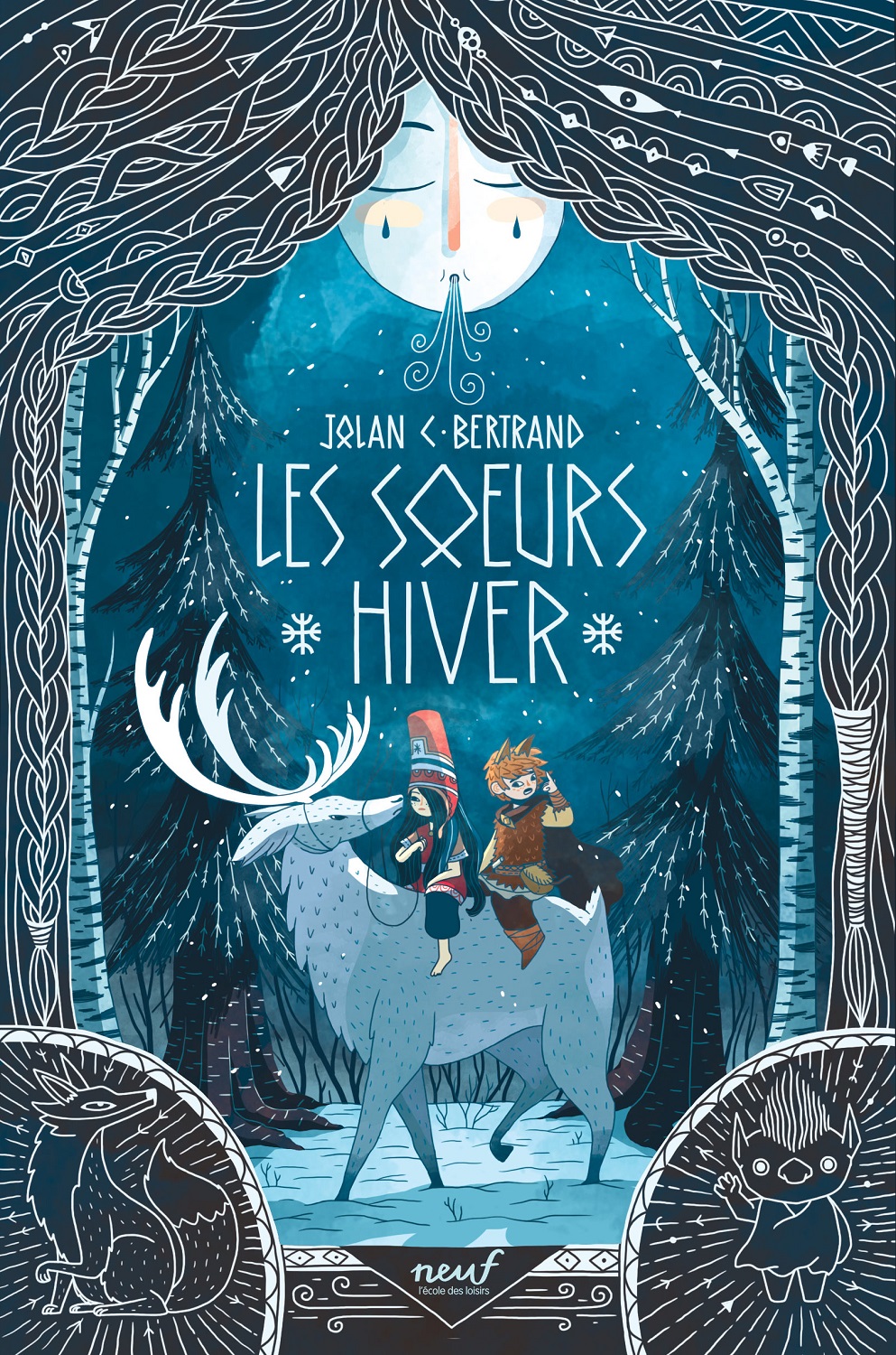 Cover livre jeunesse Versele 2024 Les sœurs Hiver