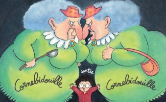 Cover livre jeunesse Cornebidouille