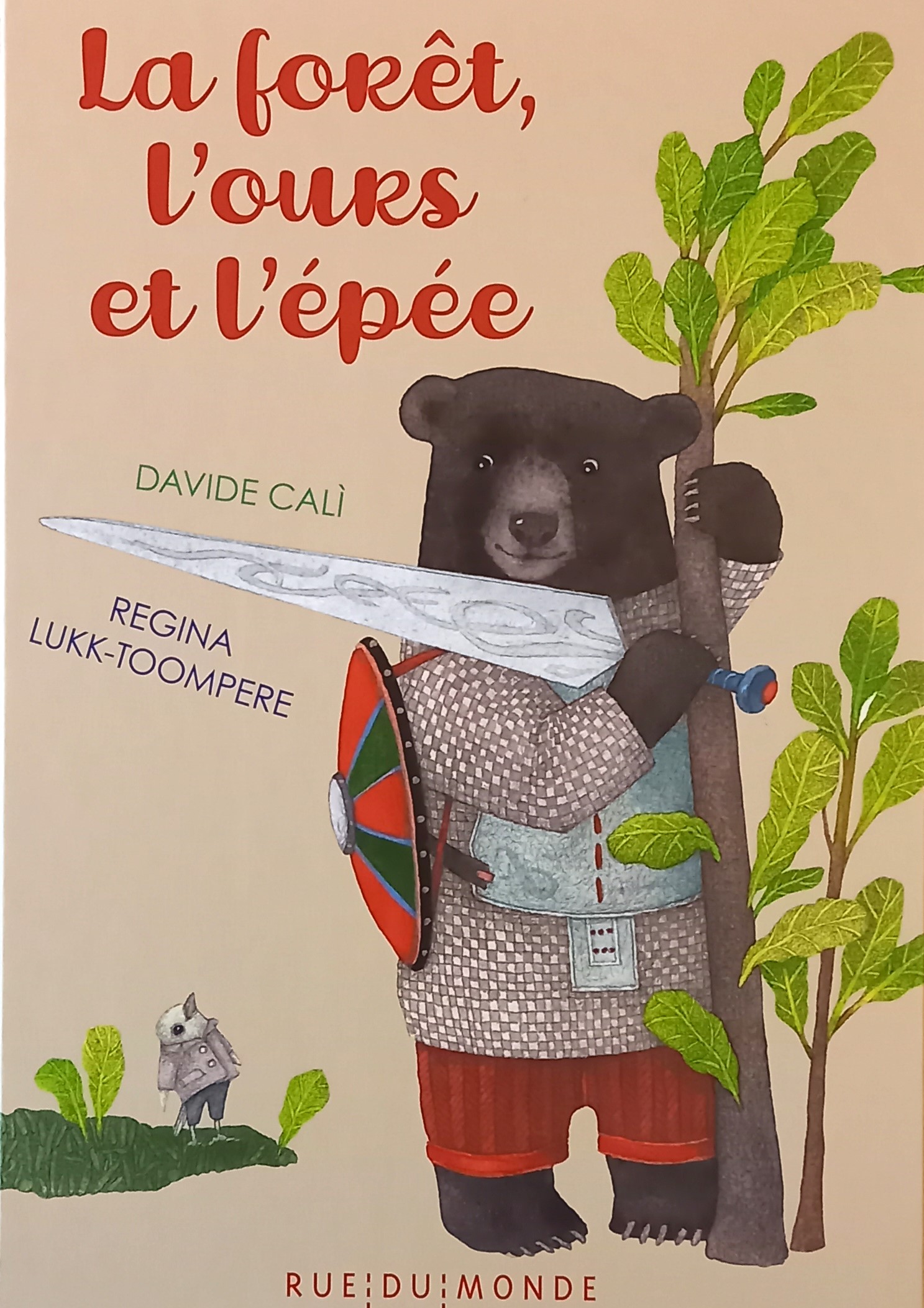 Cover livre jeunesse La forêt, l'ours et l'épée