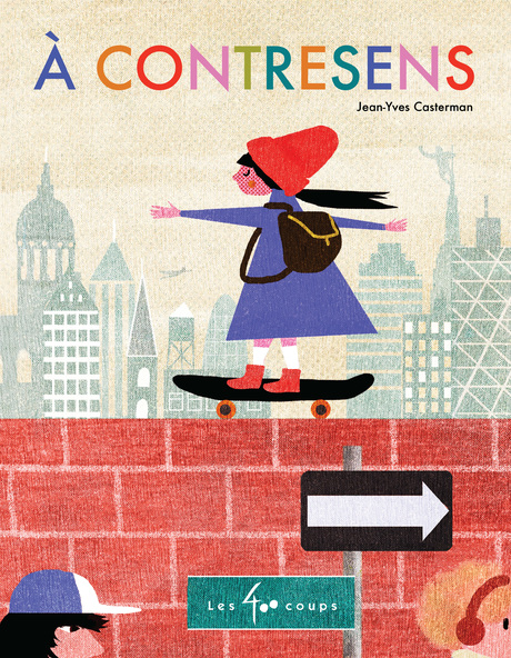 Cover livre jeunesse À contresens