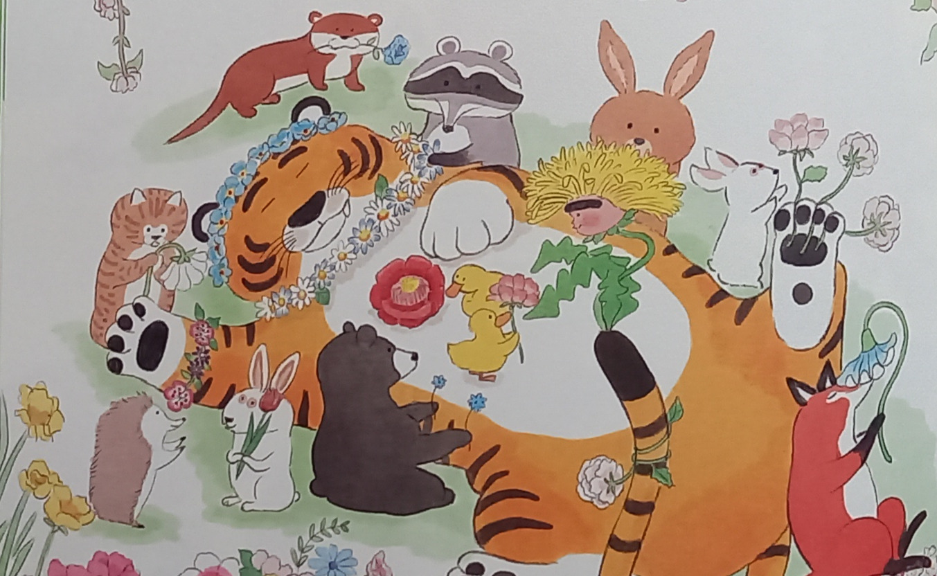 Livre jeunesse Le tigre et le pissenlit
