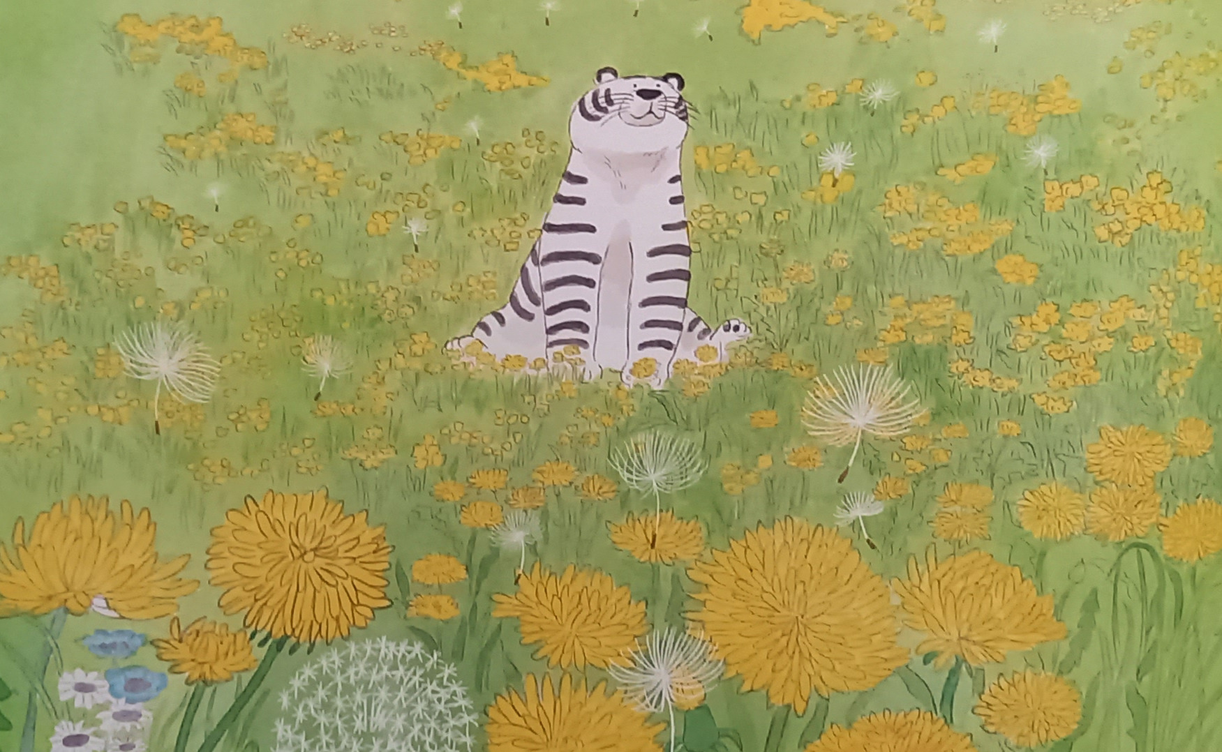 Livre jeunesse Le tigre et le pissenlit
