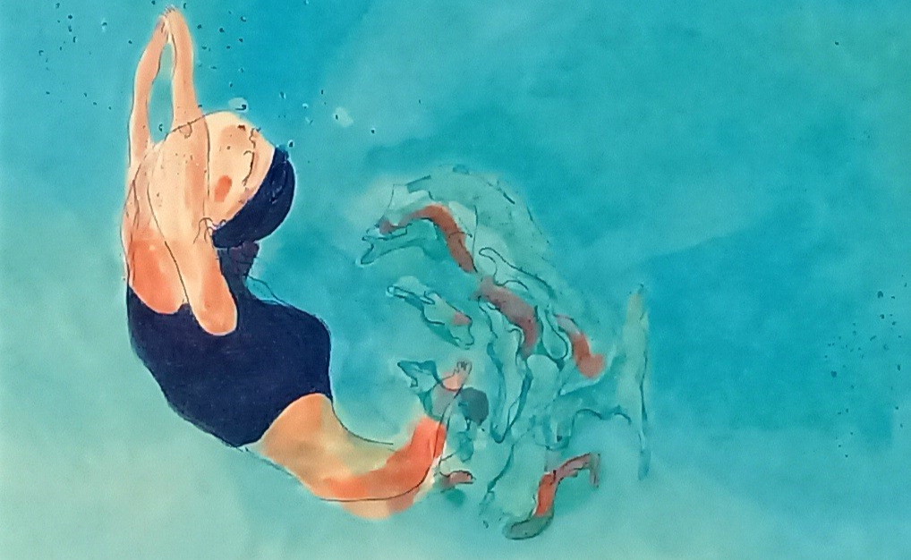littérature jeunesse coréenne album À l’eau, de Heejin Park 