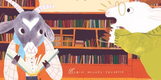Livre jeunesse Interdit de manger les livres !, de C. Sorosiak et M. Montoya (Albin Michel)