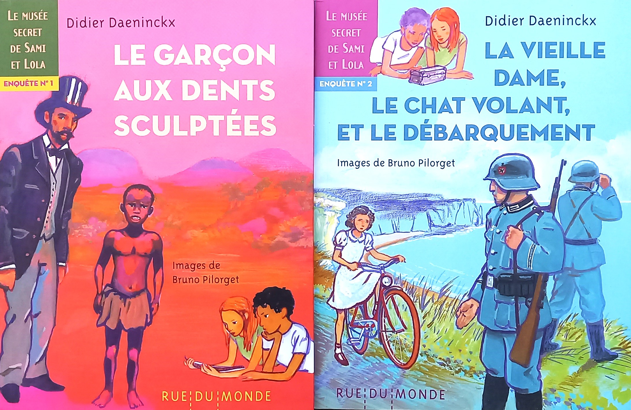 Cover livre jeunesse le musée secret de Sami et Lola