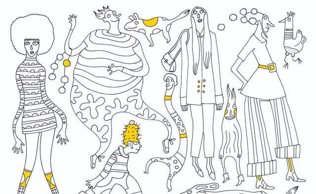 Coloriages A pas de loups