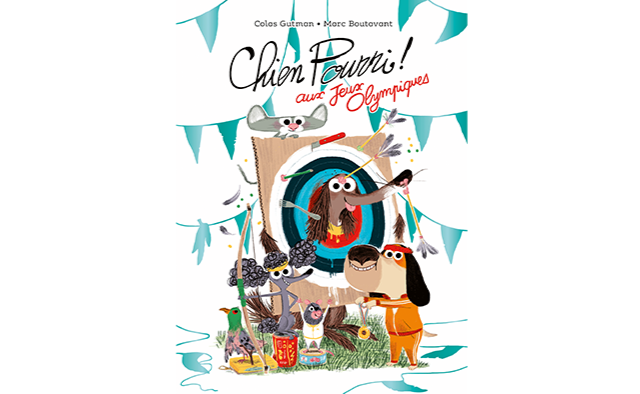 Livre jeunesse Chien pourri aux Jeux Olympiques