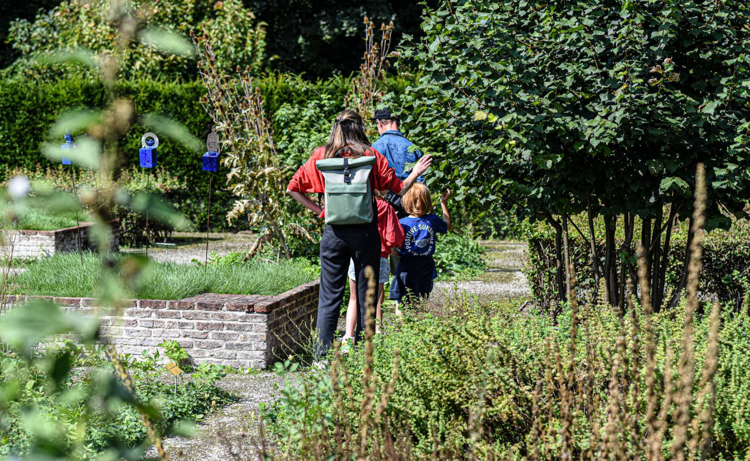Jardin botanique de Meuse, dans le jardin des senteurs et des couleurs