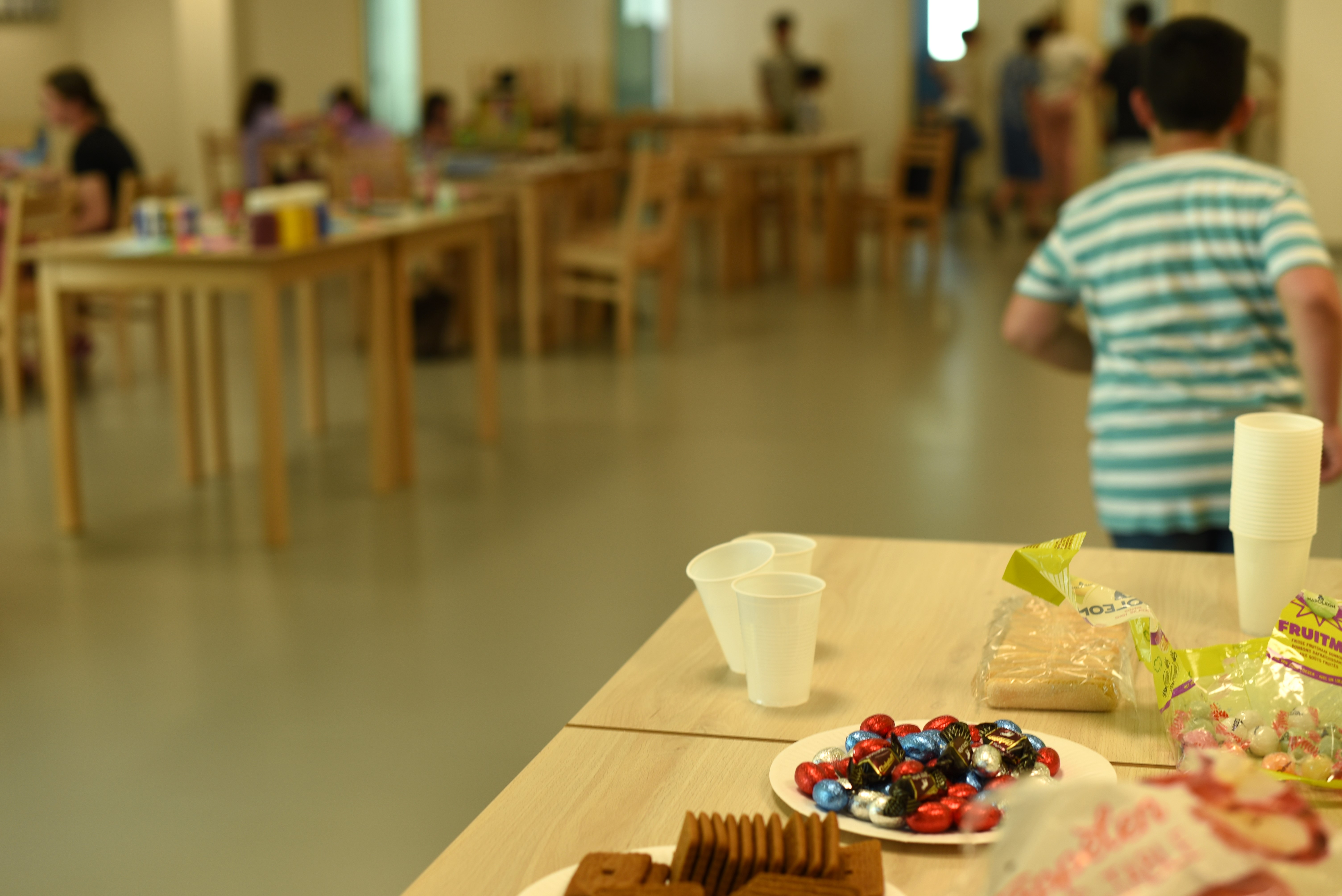 En prison, des rencontres parent-enfant goûter