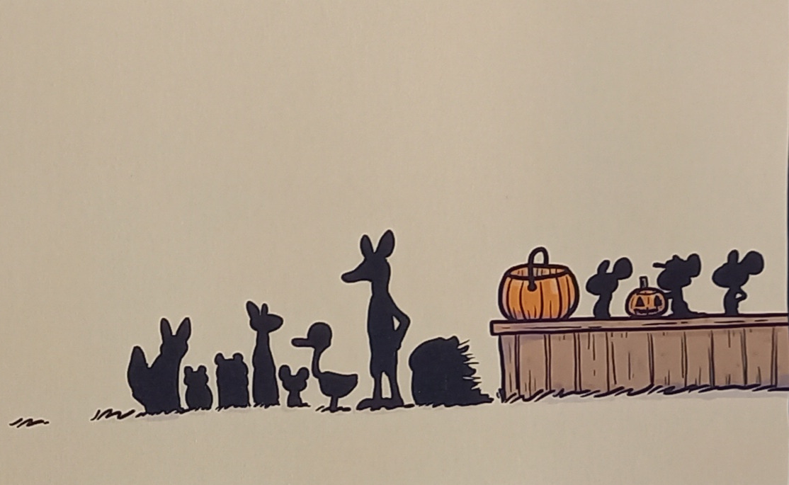 Halloween littérature jeunesse avec Maman Ours et la citrouille qui fiche la trouille, de Ryan T. Higgins (Albin Michel Jeunesse)