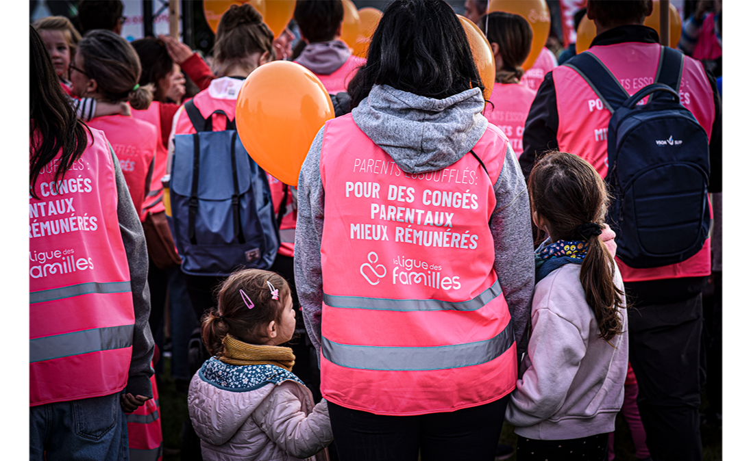 Familles au Semi-marathon de la Province de Liège