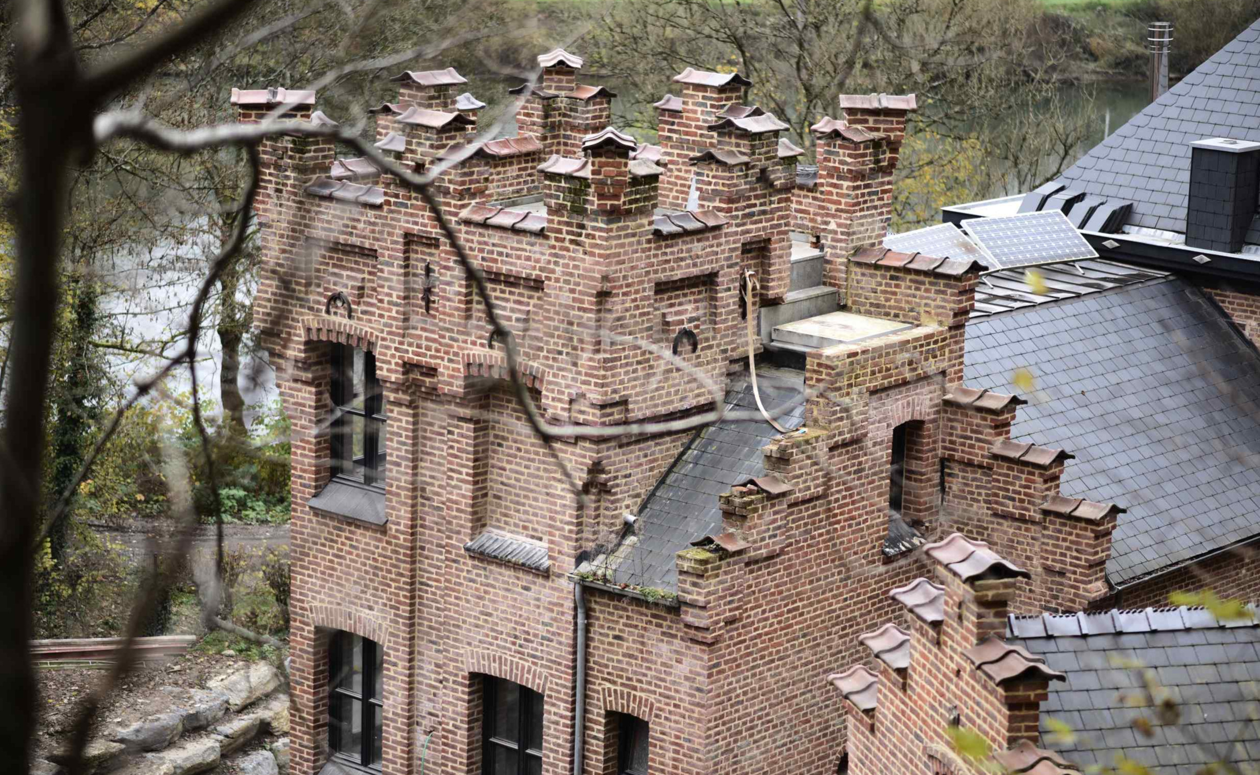 Le manoir des Cascatelles en voie de rénovation