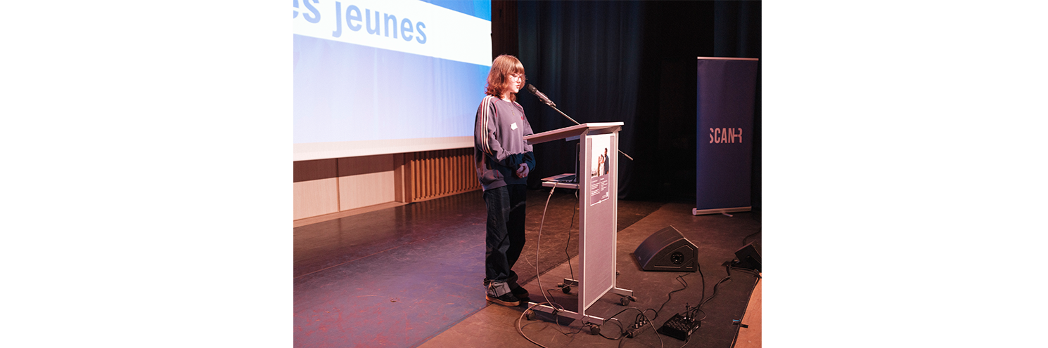 Andrea au micro de Scan-R