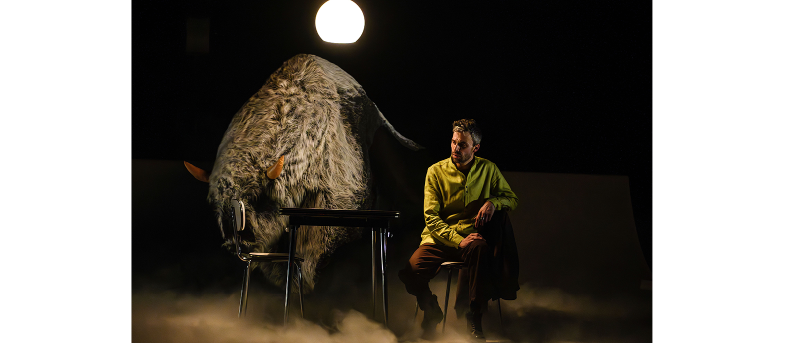 Transmission, colonialisme, matrimoine sont les trois mots choisis par Emmanuel De Candido pour décrire son spectacle Fils de bâtard