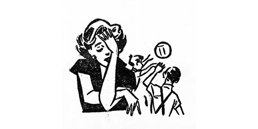 Dans le courant du mois de juin 1955, le Ligueur publie un entrefilet publicitaire vantant les mérites d’une marque d’aspirine...