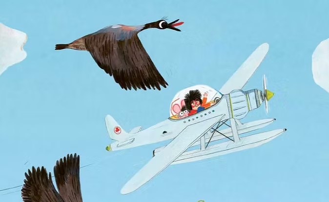 Coco et l’hydravion, de Romain Jallon et Lucile Placin (L’Étagère du bas)