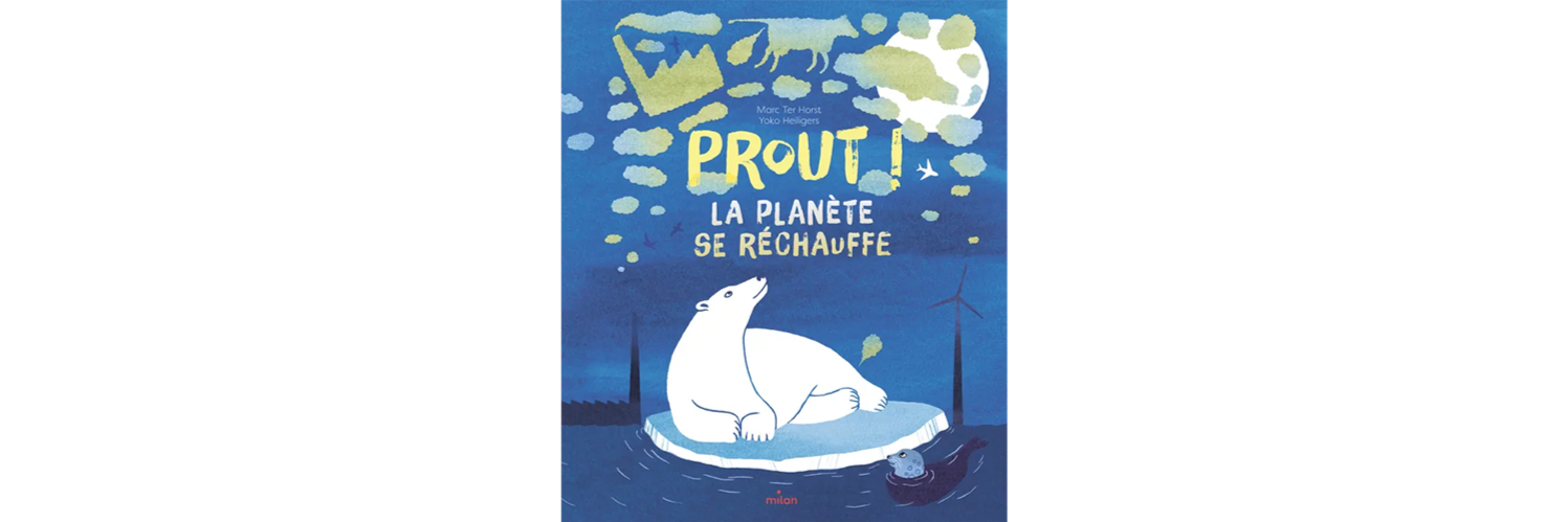 Cover livre jeunesse Prout la planète se réchauffe