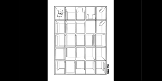 Un jeu graphique avec un fantôme en plein apprentissage