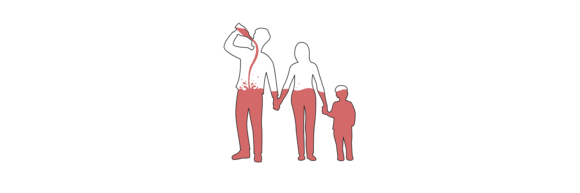 illustration alcoolisme parental