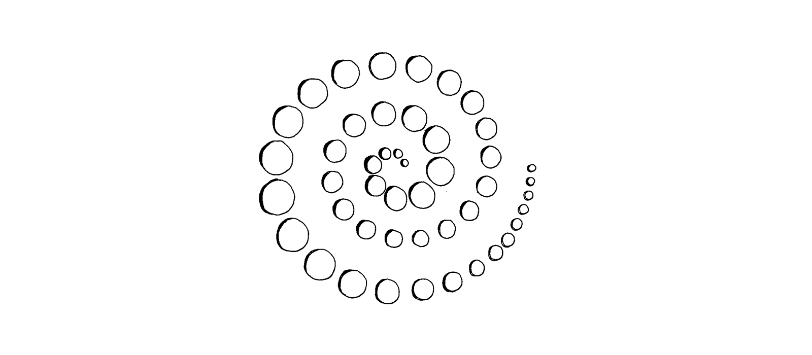 La transformation de l'univers : un jeu graphique à base d'une spirale métamorphe 