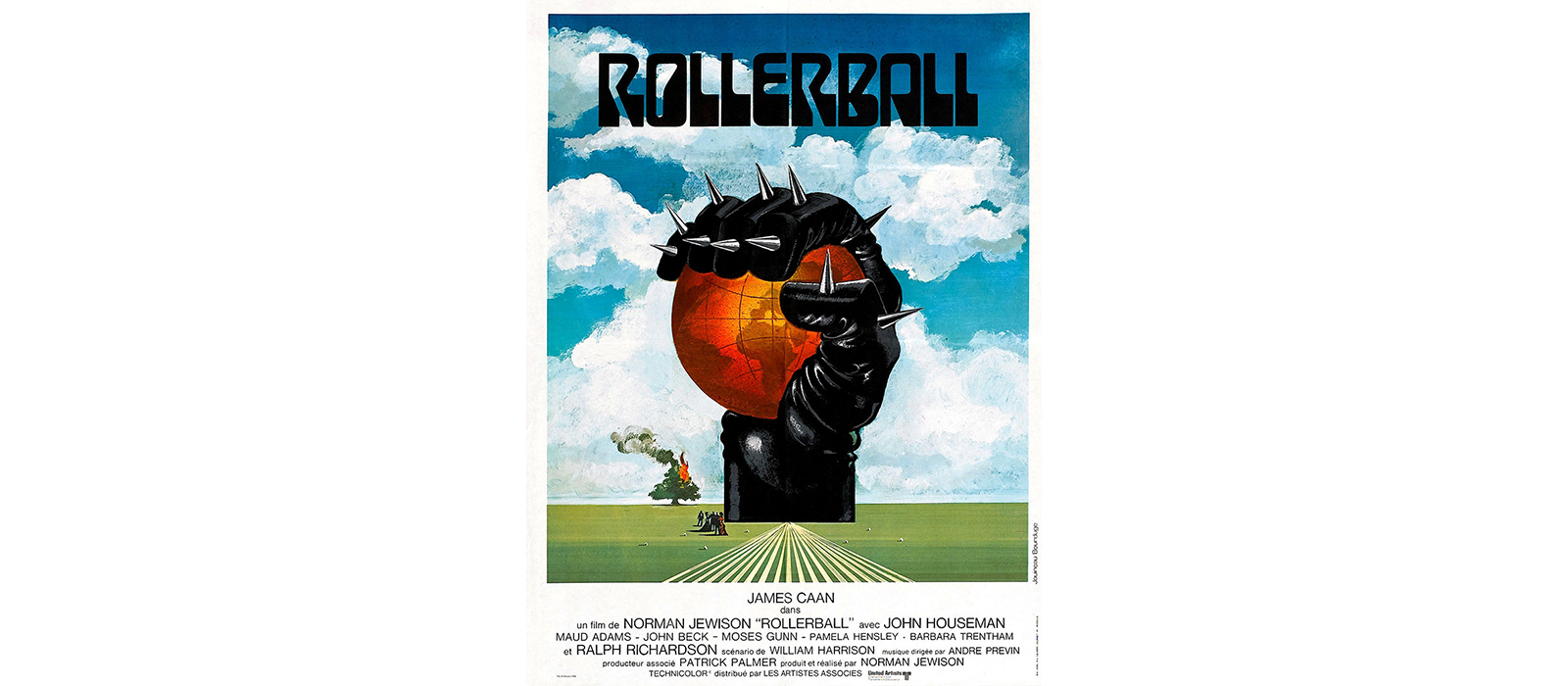 En 1975, le film Rollerball apparaît dans els pages ciné du Ligueur 