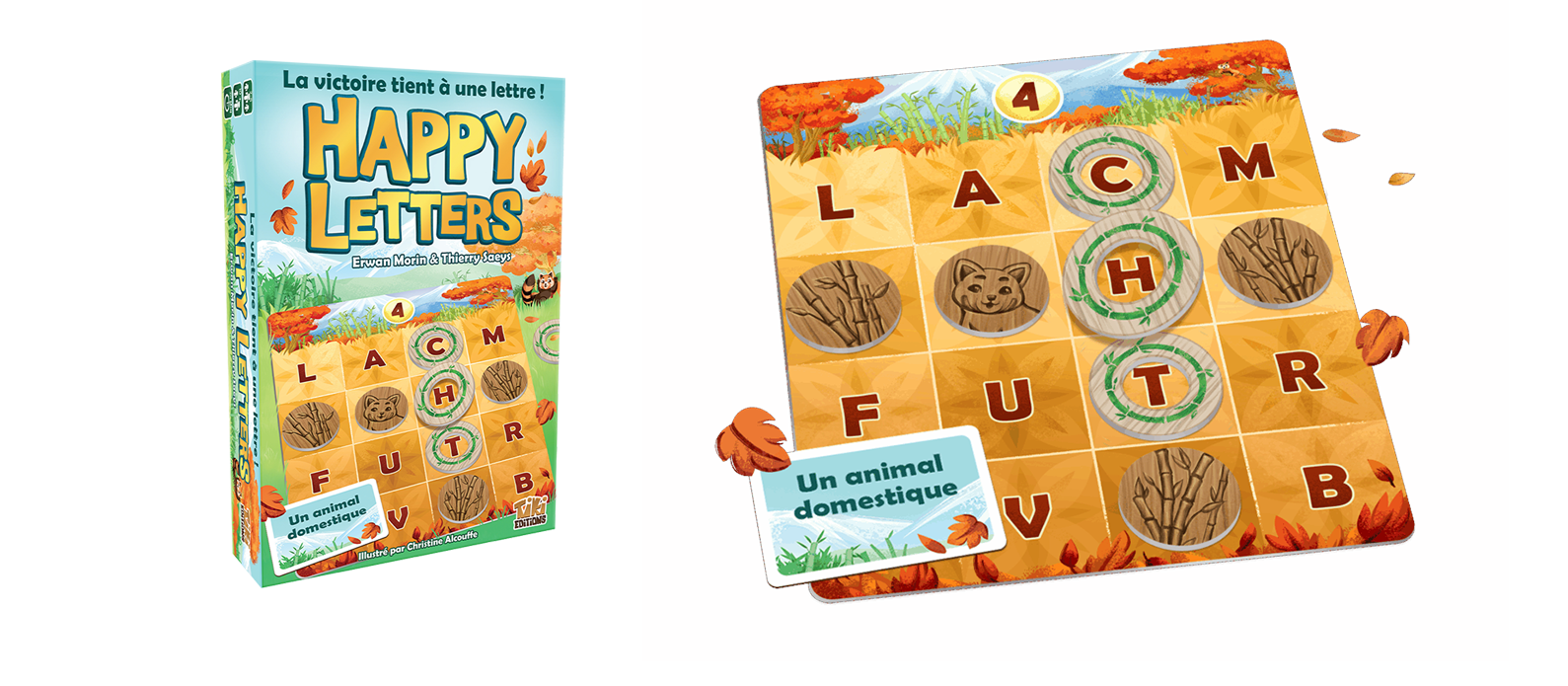 Happy Letters, une création ludique qui mélange bingo et jeu de lettres