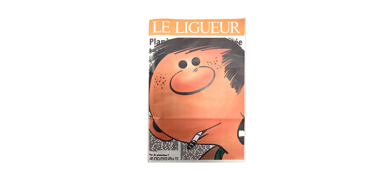 Fin 1985, une interview de Franquin dans le Ligueur 