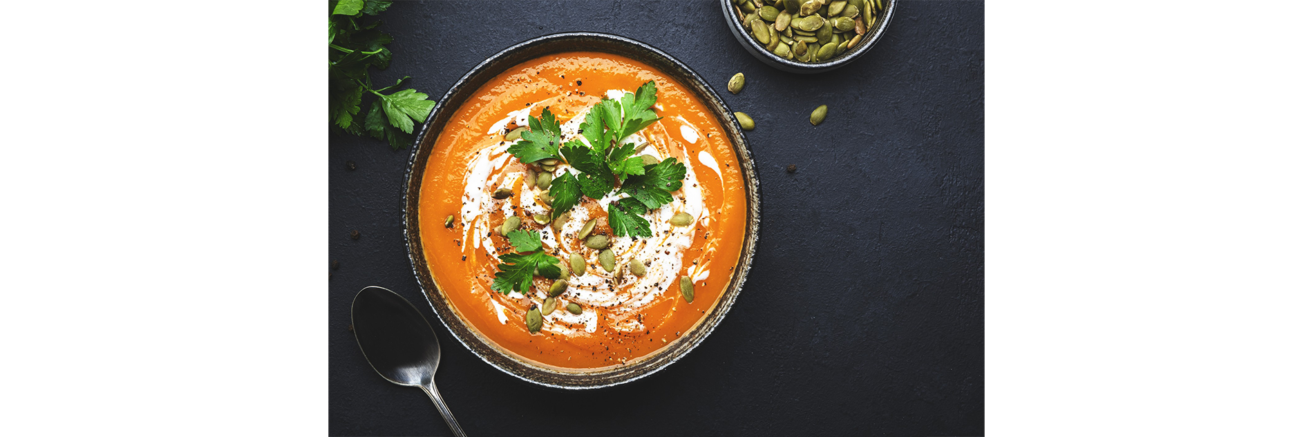 Soupe de butternut et carottes