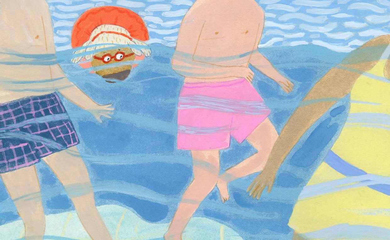 Livre jeunesse Péril à la piscine