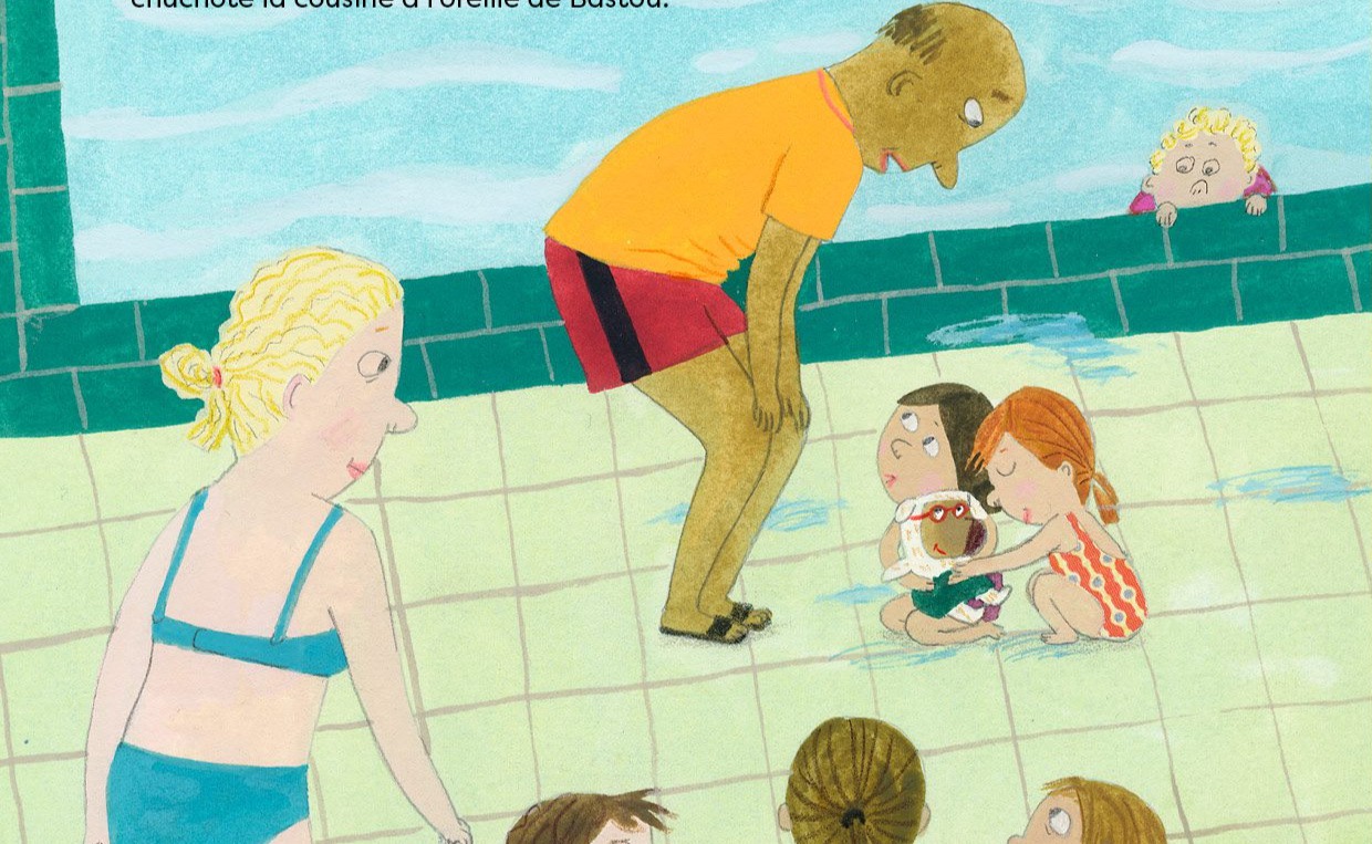 Livre jeunesse Péril à la piscine