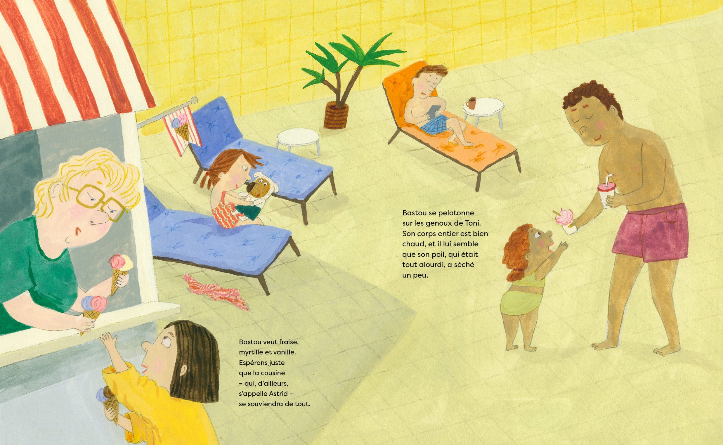 Livre jeunesse Péril à la piscine