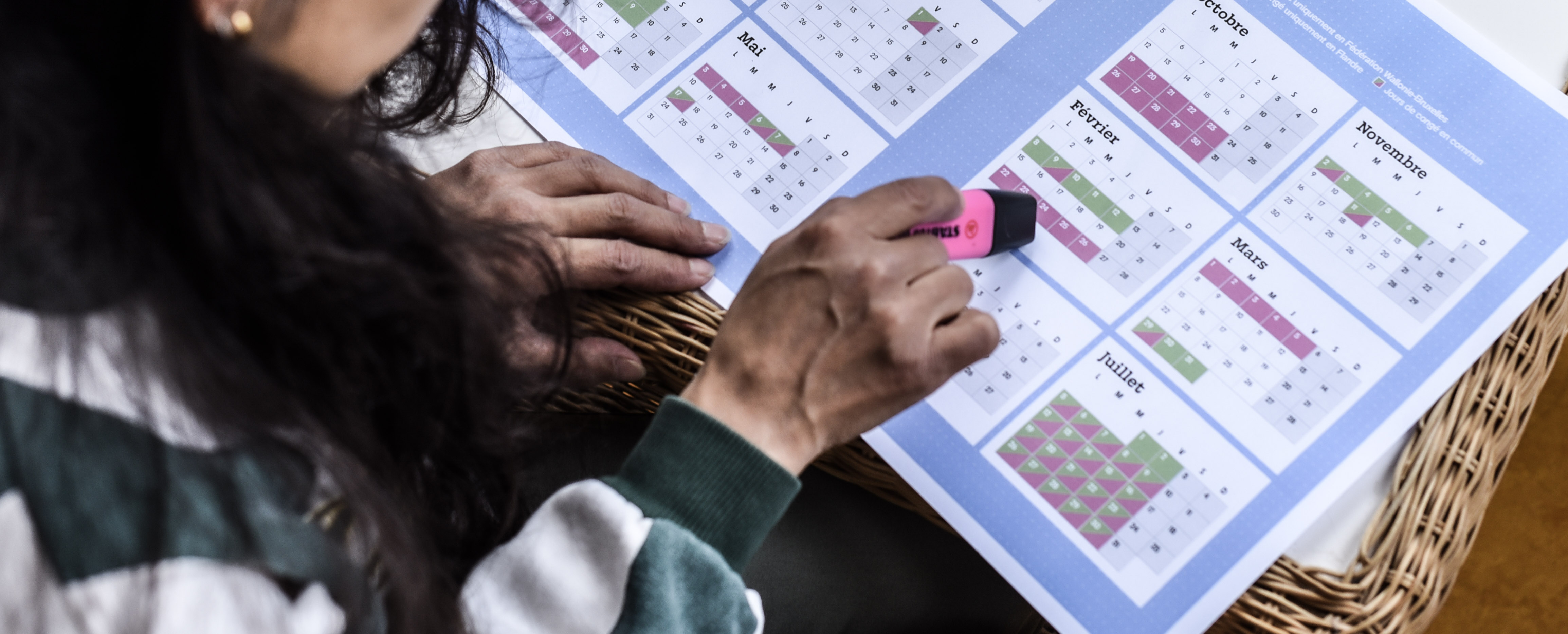 Calendrier scolaire croisé du Ligueur