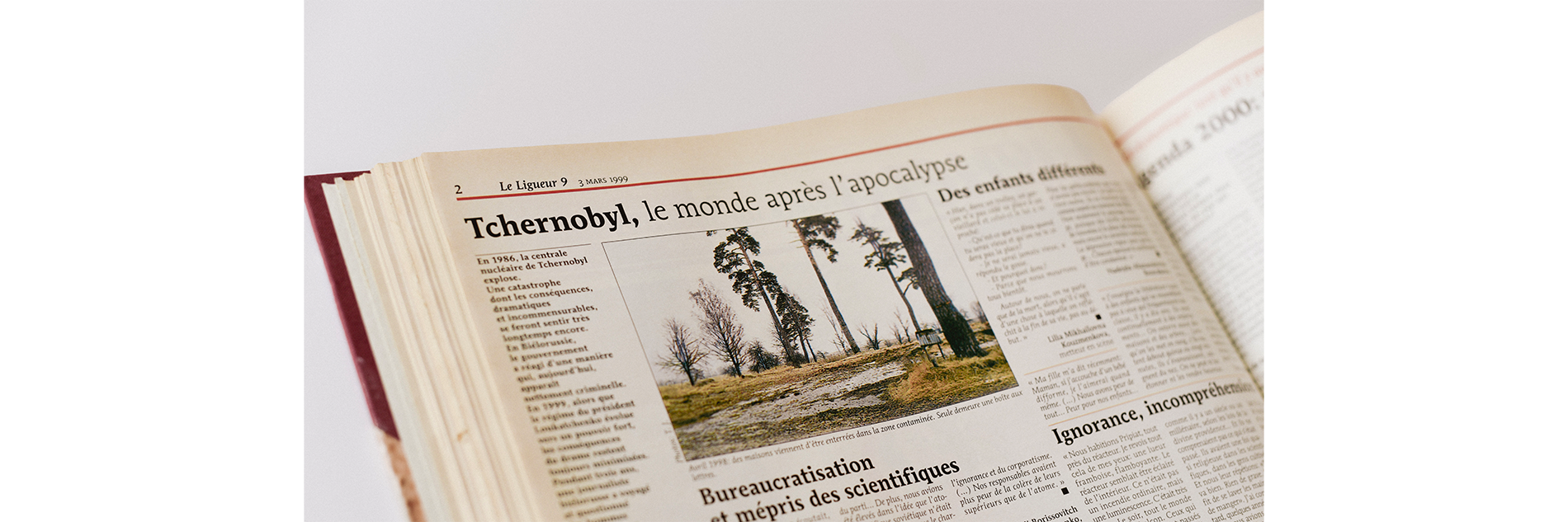 Archive du Ligueur sur la catastrophe de Tchernobyl